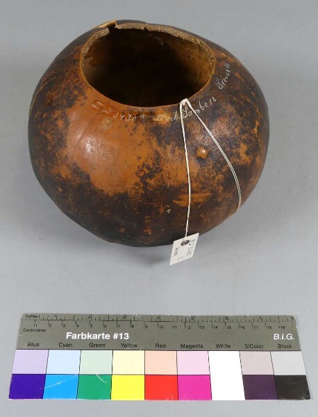 Resonance calabash of a plucked idiophone