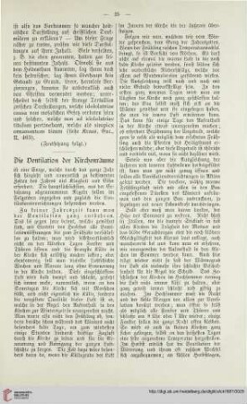 5: Die Ventilation der Kirchenräume