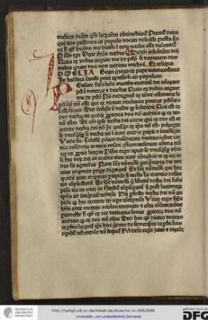 Secundum Johannem viii. In illo tempore dixit Jhesus turbis Quis ex vobis arguet me...
