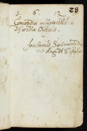 28 Joachimus Sigismundus, Dux. Sax.Ang.Westph.