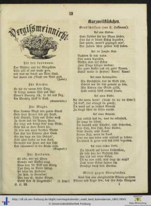 Vergissmeinnicht.