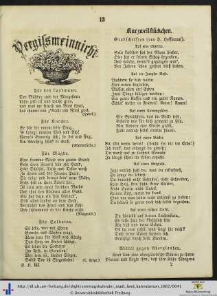Vergissmeinnicht.