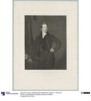 Porträt des Sir Robert Peel