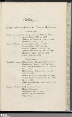 Gemeindevorstände u. Gemeindeälteste