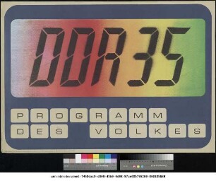 Originaltitel: DDR 35 Programm des Volkes