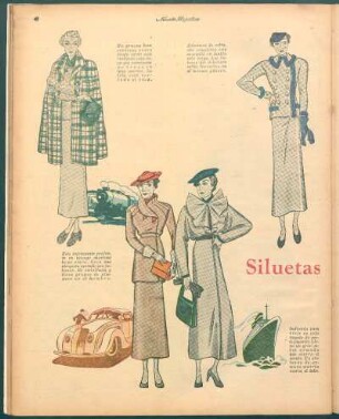 Siluetas modernas [Dibujos]