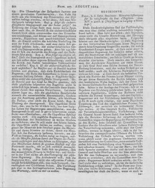 Mémoires historique sur la catastrophe du Duc d`Enghien. Paris: Baudouin 1824