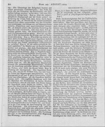 Mémoires historique sur la catastrophe du Duc d`Enghien. Paris: Baudouin 1824