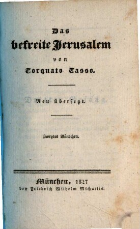 Das befreite Jerusalem, 2