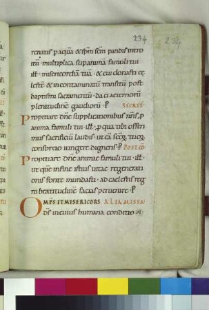 Guntbald-Sakramentar — Schriftseite, Folio fol. 243r
