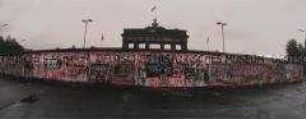 Die Berliner Mauer am Brandenburger Tor