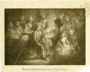 "Musikalische Abendunterhaltung beim Prinzen Ludwig"