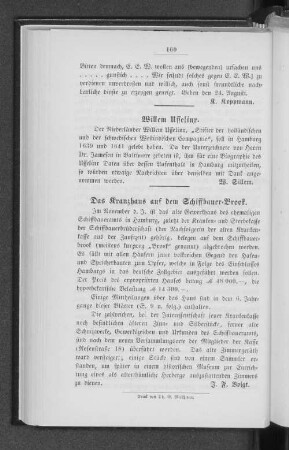 Das Kranzhaus auf dem Schiffbauer=Brook.
