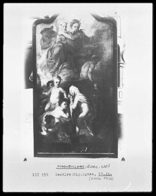 Darstellung der heiligen Agnes