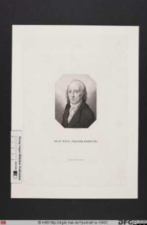 Bildnis Jean Paul (eig. Johann Paul Friedrich Richter)