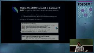 Building a WebRTC gateway: Hacking with WebRTC native API