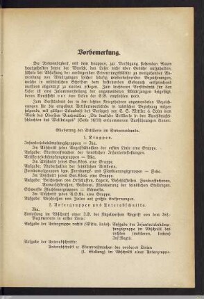 Vorbemerkung