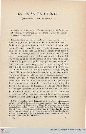 4.1886 = Année 5: La prise de Djidjeli : (expédition du Duc de Beaufort)