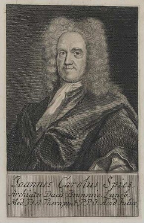 Bildnis des Joannes Carolus Spies