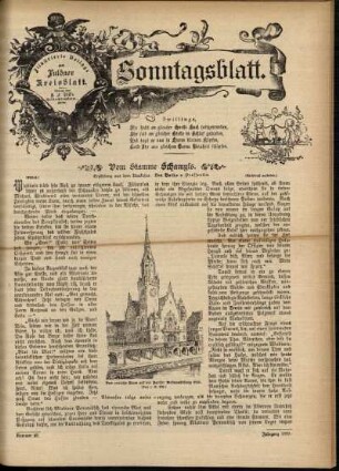 Ausgabe vom Sonntag, den 26. November 1899.