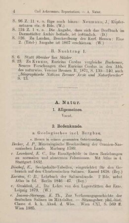 2. Bodenkunde.