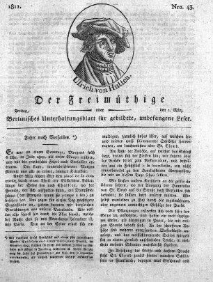 Nro. 43, Freitag, den 1. März 1811