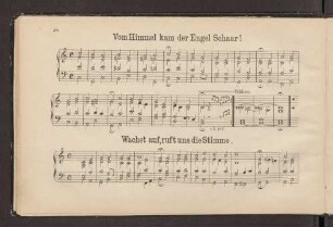 Wachet auf, ruft uns die Stimme.