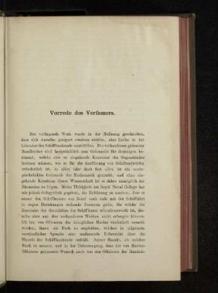 Vorrede des Verfassers.