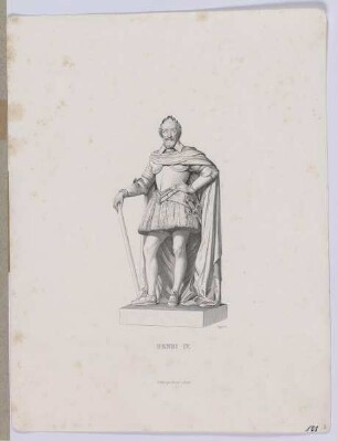 Bildnis des Heinrich IV., König von Frankreich