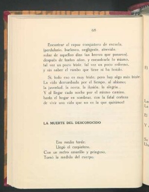 La muerte del desconocido