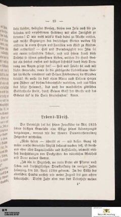 Lebens-Abriß