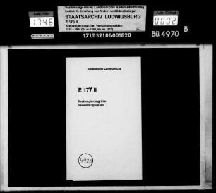 Gemeinderechtsverhältnisse in Drackenstein, Gosbach, Großsüßen, Hausen, Hofstett-Emerbuch, Hohenstadt, Kuchen und Mühlhausen