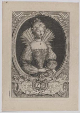 Bildnis der Francoise Marguerite de Silly
