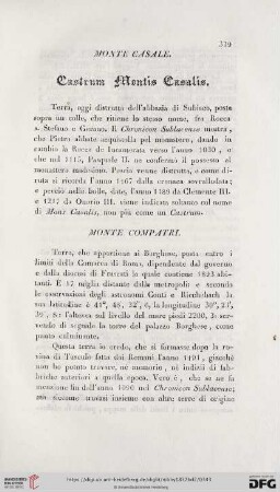 Castrum Montis Casalis