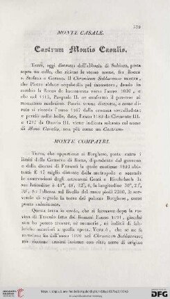 Castrum Montis Casalis