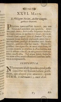 293-304, XXVI. - XXXI. Maii