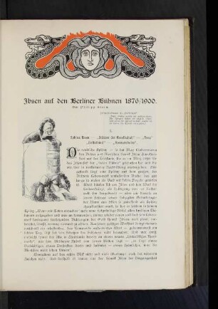 Ibsen auf den Berliner Bühnen 1876/1900