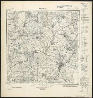 Meßtischblatt 759 : Neukalen, 1937 : Neukalen. - Hrsg. 1885, einz. Nachtr. 1932. - 1:25000. - [Berlin]: Reichsamt für Landesaufnahme, 1937. - 1 Kt.