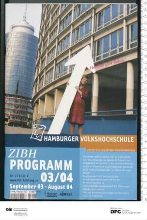 Programm für berufliche Bildung Jahr 2003/2004
