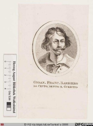 Bildnis Giovanni Francesco Barbieri, gen. il Guercino