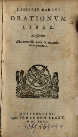Orationum Liber