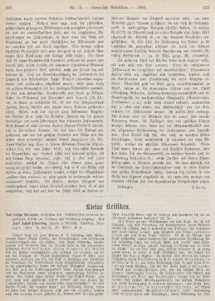 471-476 Kleine Kritiken