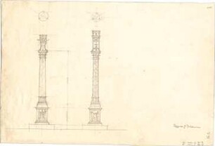 Bühlmann, Josef; Landhaus - Kandelaber (Grundrisse, Ansichten)