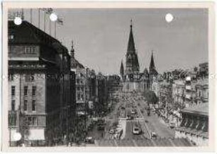 Berlin, Tauentzienstraße und Kaiser-Wilhelm-Gedächtniskirche