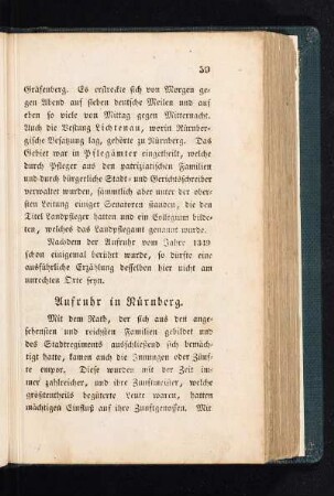 Aufruhr in Nürnberg.