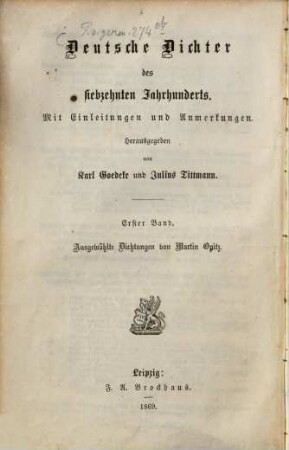 Ausgewählte Dichtungen