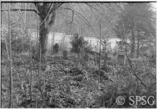 Mauerfall, Potsdam, Klein Glienicke, Grenzanlage, Friedhof und Mauer.