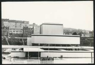 Schauspielhaus, Wuppertal: Ansicht Haupteingang Norden / Im Bau