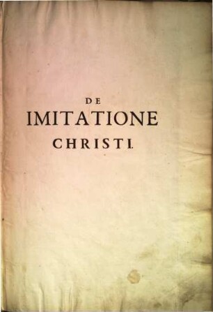 De imitatione Christi : libri IV
