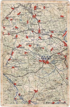 Weißwasser. Weißwasser und Umgebung, Maßstab 1:200.000, Wona-Karte 726
